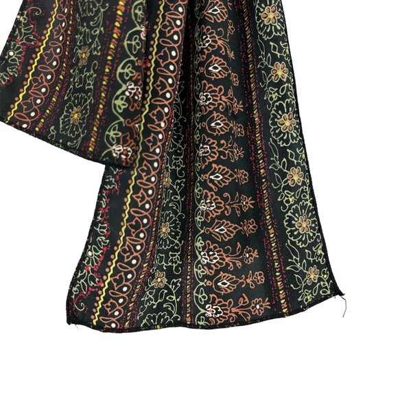 Women's Floral Print Scarf One Size Multicolor - Picture 2 of 3